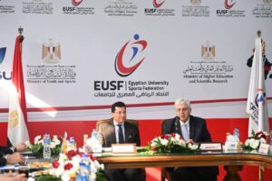 وزير الشباب والرياضة يشهد اجتماع مجلس إدارة الاتحاد الرياضى المصرى للجامعات برئاسة وزير التعليم العالي