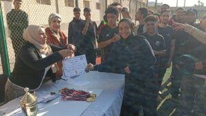 جامعة حلوان التكنولوجية الدولية تختتم دوري كرة القدم وسط أجواء تنافسية 