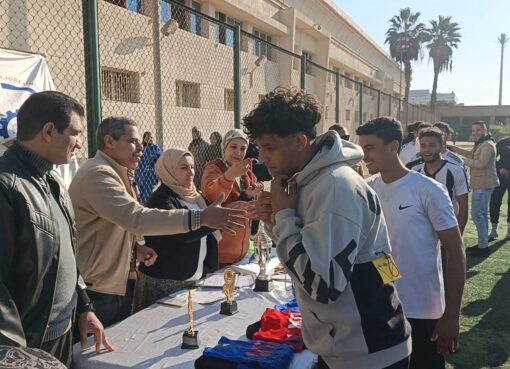 جامعة حلوان التكنولوجية الدولية تختتم دوري كرة القدم وسط أجواء تنافسية 