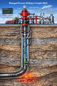 حفر الضغط المنظم في الآبار المعقدة