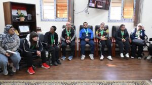 مدير مديرية الشباب والرياضة بالقاهرة يستقبل ويكرّم أبطال كرة السلة وأبطال العالم