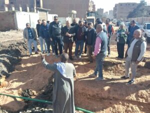 نائب محافظ الجيزة يتفقد أعمال التطوير والتوسعة بطريق الحفرية 