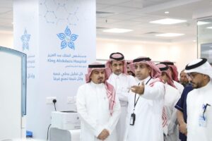 افتتاح توسعة بنك الدم ومختبر آلي بمستشفى الملك عبدالعزيز بمكة