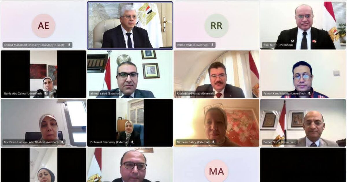 وزير التعليم العالي يعقد اجتماعًا مع المستشارين الثقافيين بالمكاتب والمراكز الثقافية المصرية بالخارج