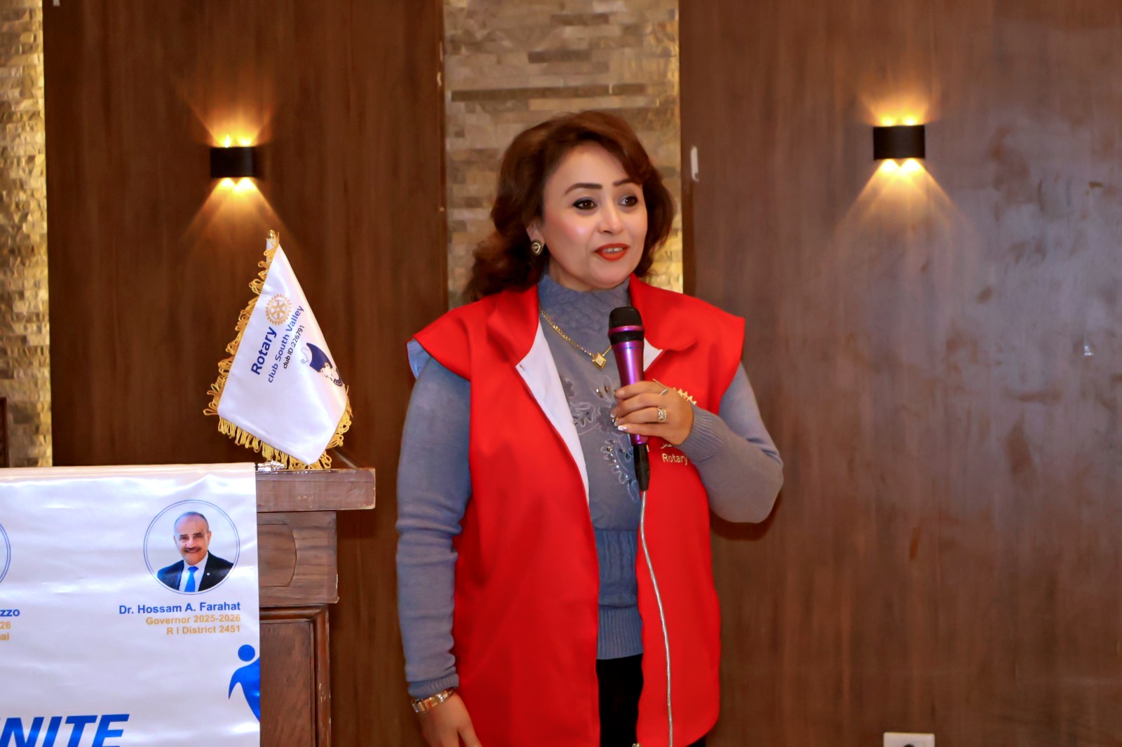 محافظ سوهاج يشهد احتفالية نادي روتاري جنوب الوادي لتكريم عمال النظافة