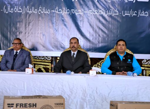 محافظ سوهاج يشهد توزيع أجهزة عرائس وعدد من المساعدات للفئات الأولى بالرعاية