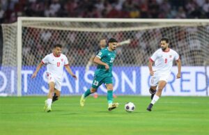 النشامى تتخطى أسود الرافدين