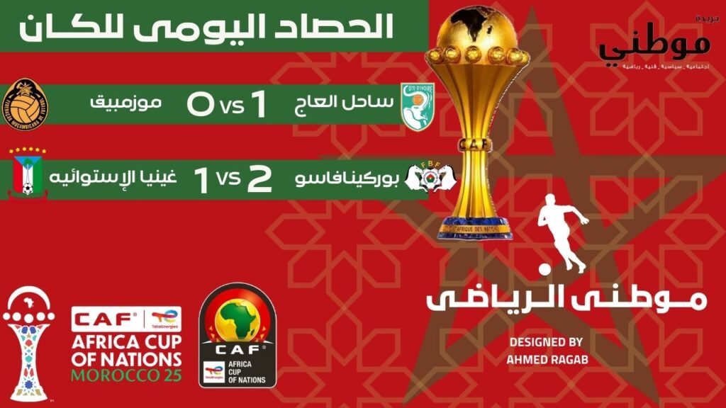 الحصاد اليومي لكأس الأمم