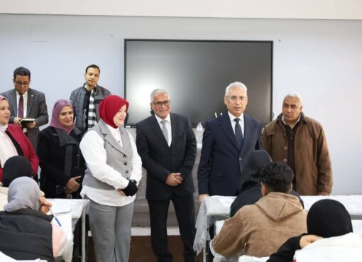 رئيس جامعة المنيا يواصل جولاته التفقدية لسير الامتحانات بكليات التربية الفنية، والتربية للطفولة المبكرة، والتربية النوعية، والحقوق