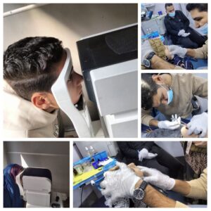 قافلة سكانية تقدم خدمات صحية وتوعوية لـ ٣٠٤ حالة بكفر الدوار بالبحيرة