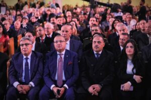 محافظ جنوب سيناء يشارك في احتفالية الطائفة الإنجيلية بعيد الميلاد المجيد بكنيسة قصر الدوبارة