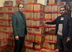 تموين البحيرة : التحفظ على عدد 500لتر بنزين 80وعدد 500لتر سولار لتجميعها من السوق السوداء بغرض التربح