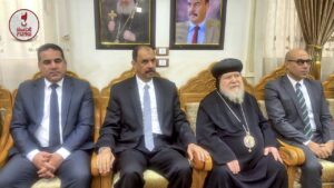 محافظ سوهاج يهنئ الأقباط بعيد الميلاد خلال جولة تفقدية للمطرانيات