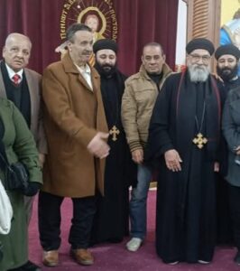 أمانة حزب الشعب الجمهورى بالعياط تقدم التهانى بعيد الميلاد المجيد للأخوة الأقباط بعدد من الكنائس