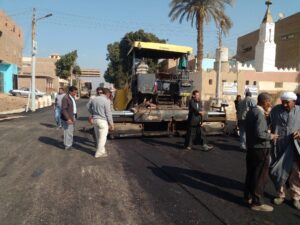 طريق المنشاوي بالمنشاة يشهد طفرة تطويرية كبرى لرفع كفاءة النقل