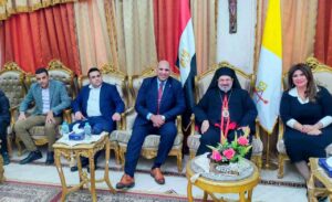 احتفالية وطنية تجمع الدكتور محمد أبو العجب مع الأقباط داخل مطرانيات سوهاج