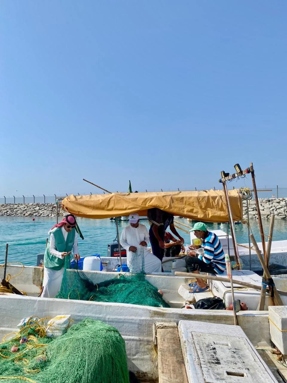 ‏‏بيئة الليث تباشر تنفيذ حملة الرقابة والامتثال للصيد البحري بعدد من مراسي المحافظة