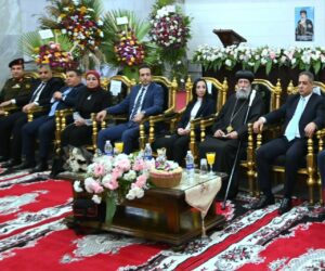 مستقبل وطن البحيرة يقدم التهنئة للإخوة الأقباط بكاتدرائية دمنهور.