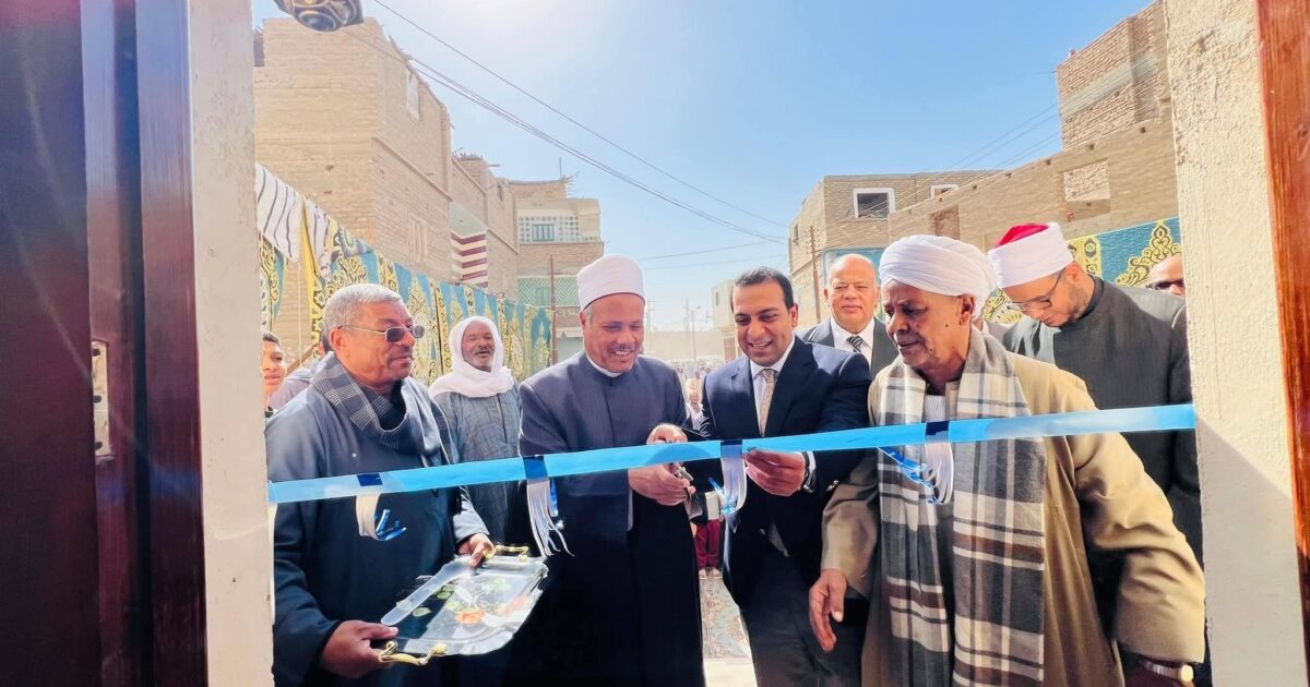 محافظ قنا يكلف نائبه بافتتاح مسجد نجع غلاب بحجازة قوص