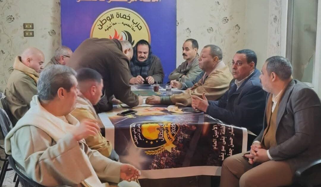 حماة الوطن ينجح في إنهاء خلاف بين عائلتين بمركز ناصر ببني سويف