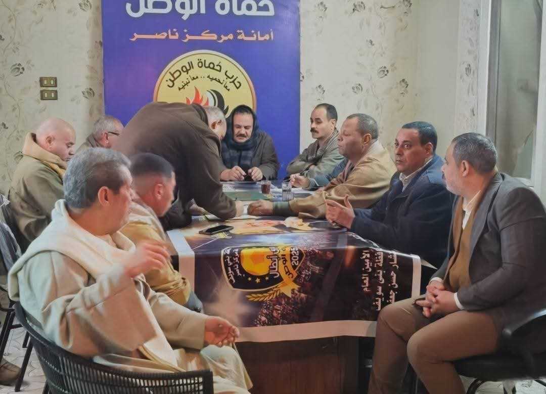 حماة الوطن ينجح في إنهاء خلاف بين عائلتين بمركز ناصر ببني سويف 
