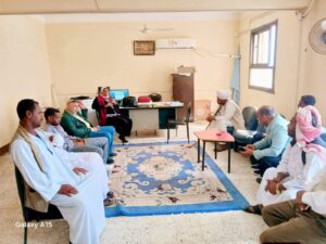 وكيلة تعليم البحر الأحمر تبحث تطوير العملية التعليمية فى اجتماع موسع بحلايب