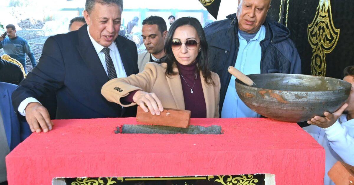 محافظ البحيرة تضع حجر الأساس للمدرسة المصرية اليابانية بدمنهور 