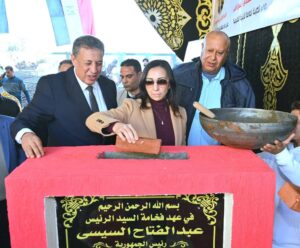 محافظ البحيرة تضع حجر الأساس للمدرسة المصرية اليابانية بدمنهور 