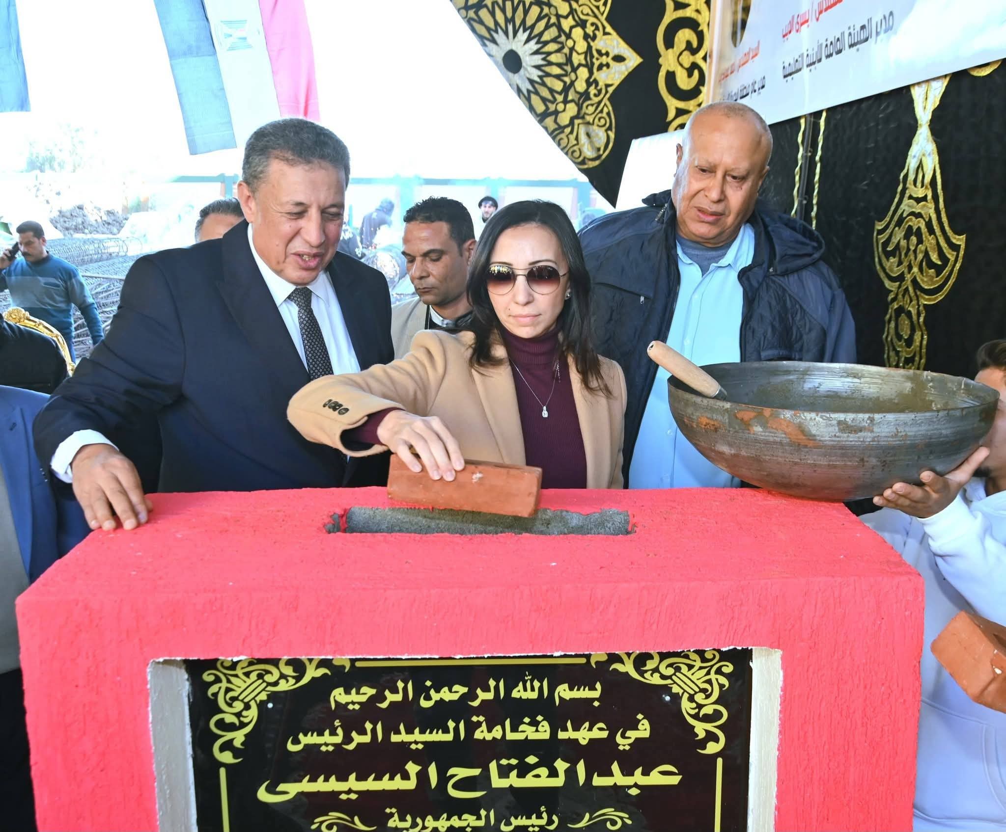 محافظ البحيرة تضع حجر الأساس للمدرسة المصرية اليابانية بدمنهور 