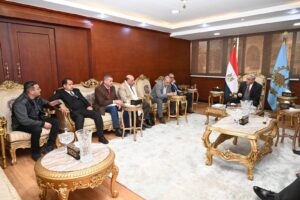 محافظ الغربية يتفقد الأعمال الجارية بمشروع إنشاء المبنى الإداري الجديد لديوان المحافظة بعروس الدلتا