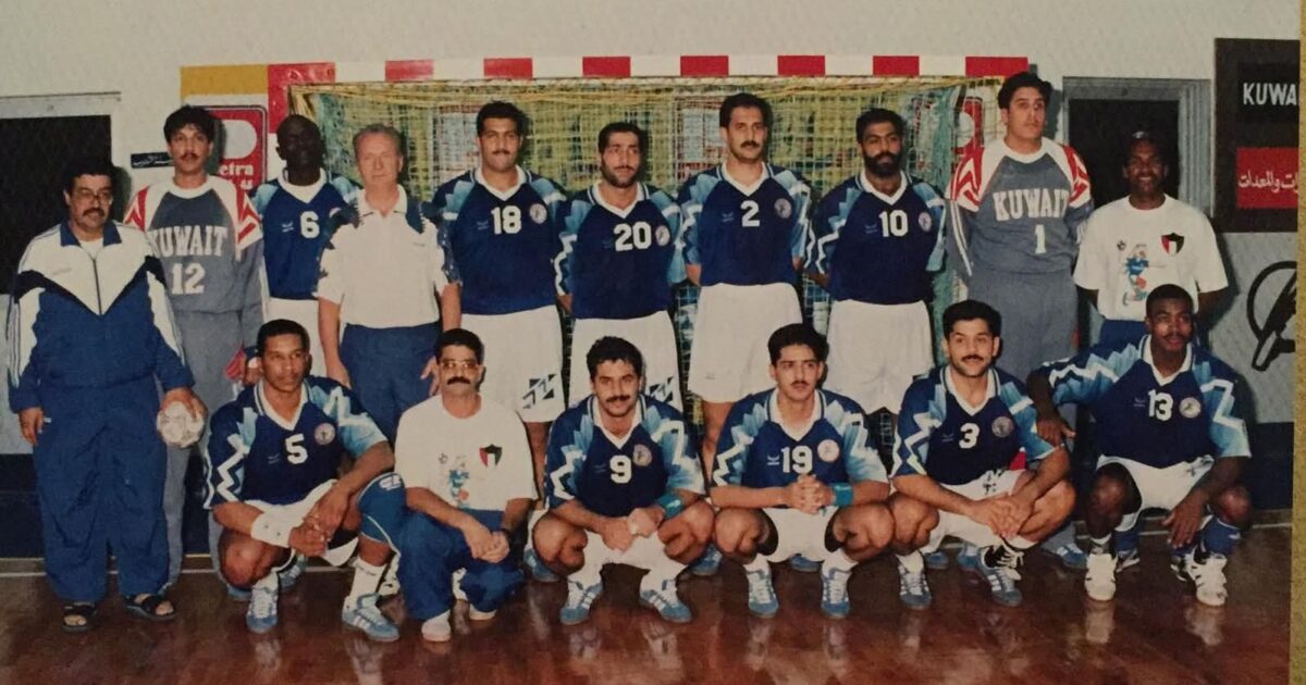 نخبة منتخبات آسيا لكرة اليد في الكويت .