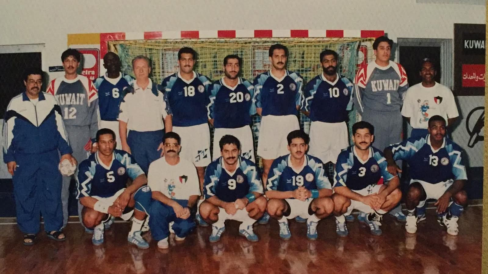 نخبة منتخبات آسيا لكرة اليد في الكويت .