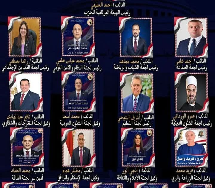 حماة الوطن" يعلن تشكيل هيئته البرلمانية: الفريق محمد عباس حلمي رئيساً لـ "دفاع النواب".. و6 لجان نوعية تحت قيادة الحزب