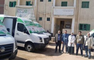 البحيره:الكشف على ٦٨٣ مواطن خلال قافلة طبية مجانية بكوم حماده