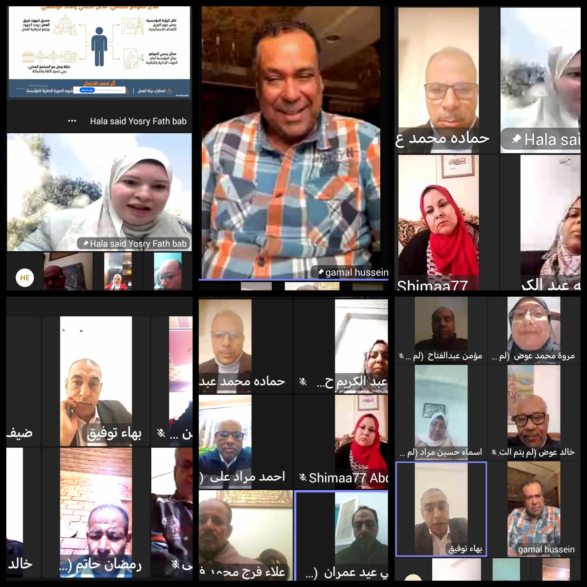 إعداد القادة تطُل من نافذه استراتيجيات الاتصال والتواصل والإدارة الثقافية والمسرحية ضمن فعاليات رابع مجموعات مديري المواقع