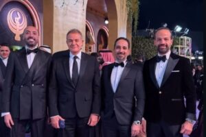 المنتج حمادة إسماعيل حرص علي حضوره حفل joy awards