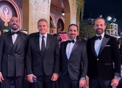 المنتج حمادة إسماعيل حرص علي حضوره حفل joy awards