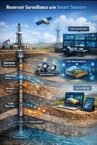 مراقبة المكامن باستخدام أجهزة الاستشعار الذكية