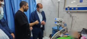 نائب وزير الصحة فى جولة تفقدية له واستبعاد مدير مستشفى حلوان لضعف الإشراف