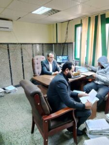 رئيس مدينة دمنهور يتابع انتظام أعمال لجان التصالح ومنظومة المتغيرات المكانية بالمركز التكنولوجي