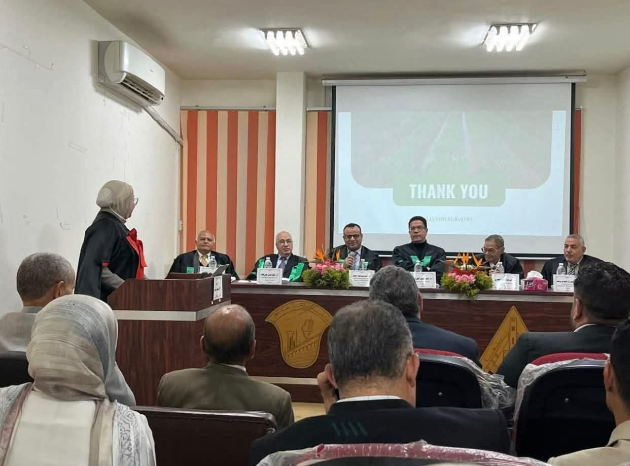 مناقشة رسالة دكتوراه لاستنباط أصناف جديدة من الأرز الهجين مقاوم للملوحة العالية