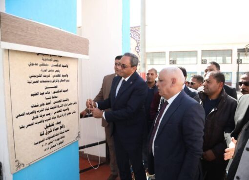 محافظ قنا يفتتح بوستر رفع مياه مدينة الزهور لخدمة 25 ألف نسمة