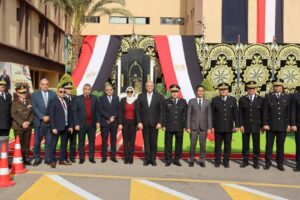 محافظ القليوبية ورئيس جامعة بنها يشاركان رجال الشرطة إحتفالاتهم بالذكرى الـ 74 