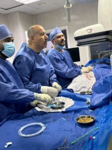 نجاح قسطرة بالونية لسيدة مسنة دون تدخل جراحي مفتوح بمستشفى التأمين الصحي ببنى سويف