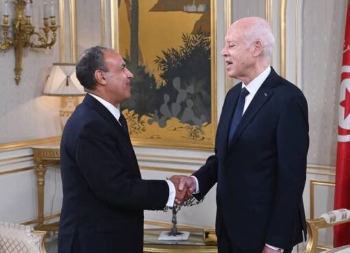 وزير الخارجية يسلّم رسالة خطية من رئيس الجمهورية إلى الرئيس التونسي تؤكد خصوصية العلاقات بين البلدين 