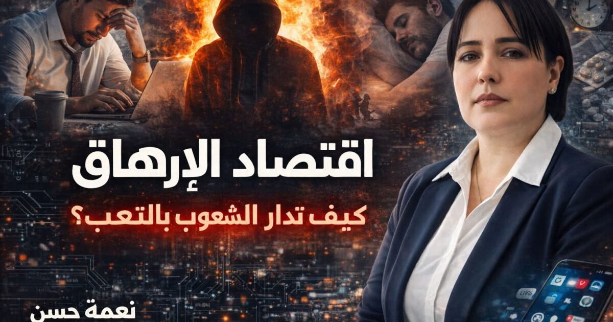 اقتصاد الإرهاق: كيف تُدار الشعوب بالتعب؟