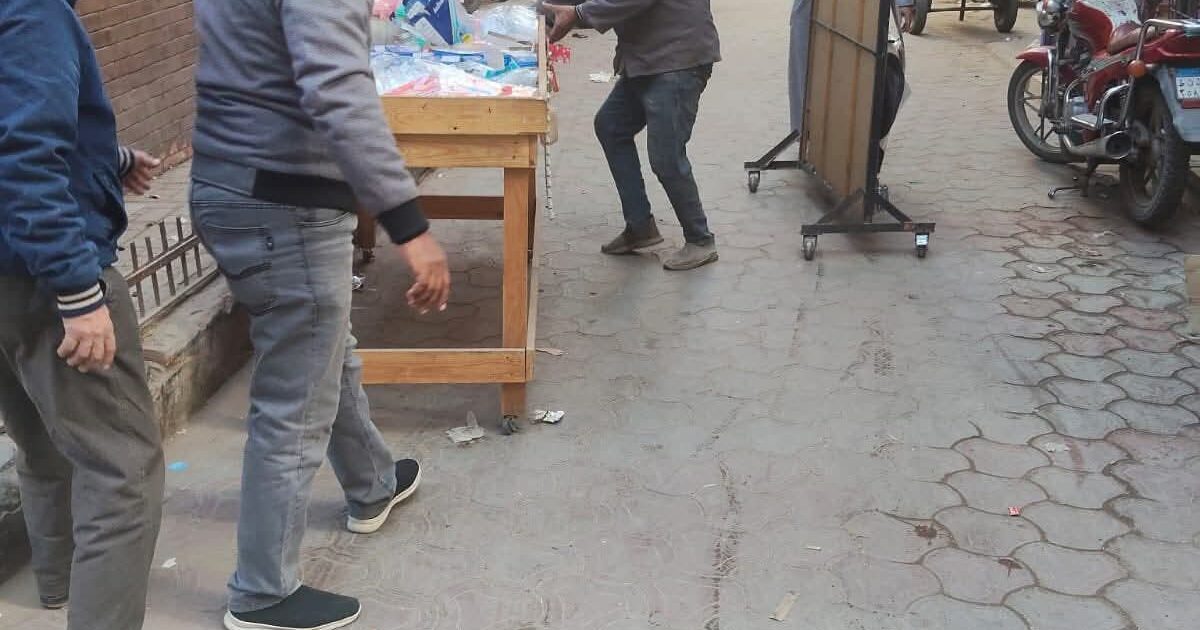 حملة موسعة بحي الجون لرفع الإشغالات وتحسين مستوى النظافة بمدينة الفيوم