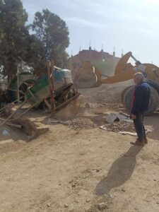 إزالة 12 طاحونة ذهب غير مرخصة وحالات تعدٍ على أراضي الدولة والزراعة بقوص