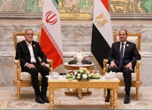 السيسى: مصر تبذل جهدا كبيرا دون صخب من أجل إجراء حوار يؤدي إلى خفض التصــعيد فى الأزمة الإيرانية