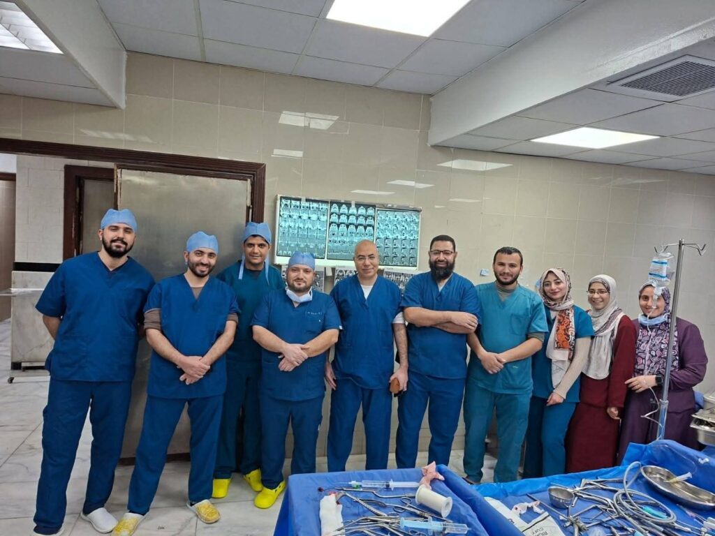 نجاح استئصال ورم بالغدة النخامية دون جراحة خارجية بمستشفى بني سويف الجامعي 